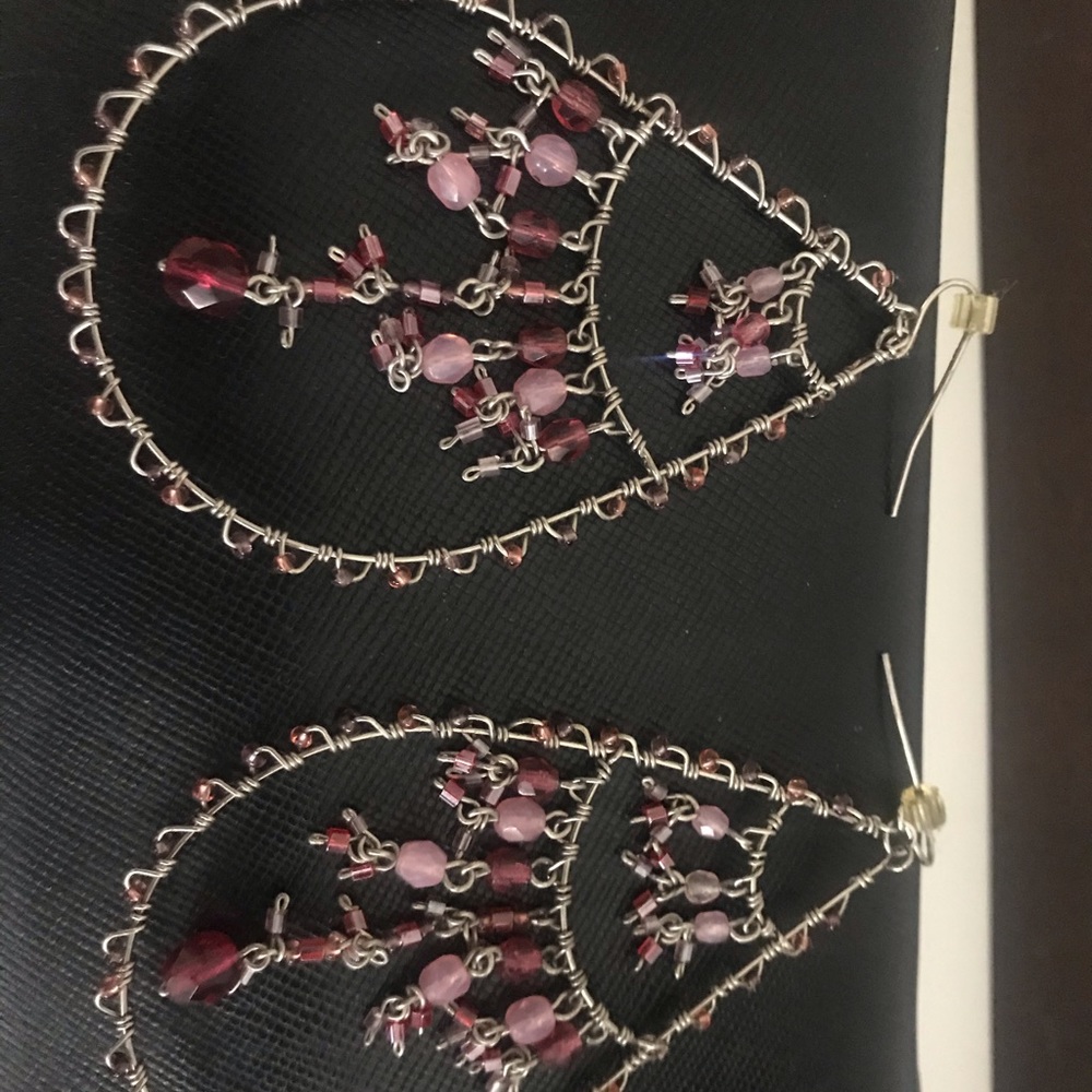 Statement hand crafted earrings